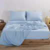 Nef-Nef Homeware Σεντόνι Μεμονωμένο Διπλό Με Λάστιχο Basic 140x200+30 1216-L.Blue