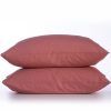 Nef-Nef Homeware Μαξιλαροθήκη Basic 2 τεμ. 52x72 1217-Teracotta