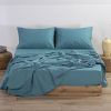 Nef-Nef Homeware Σεντόνι Μεμονωμένο Διπλό Με Λάστιχο Basic 140x200+30 1104-Dusty Petrol