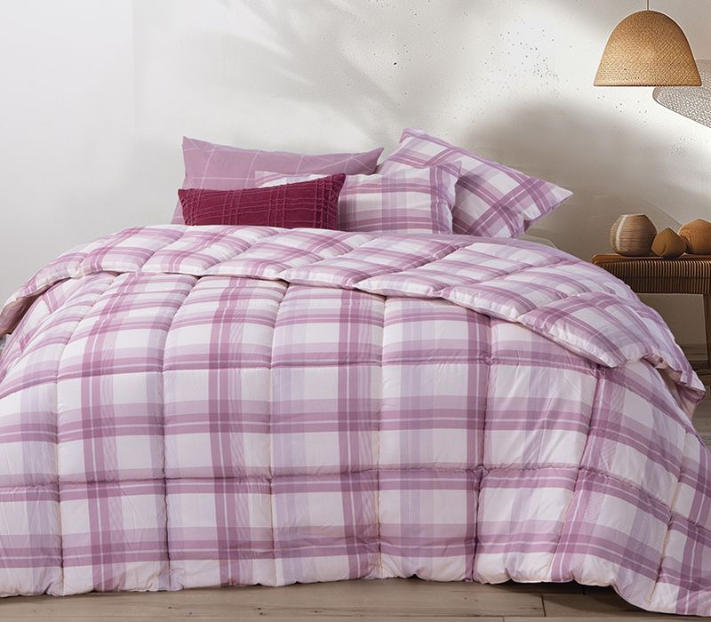 NEF NEF ΠΑΠΛΩΜΑ ΜΙΚΡ-HOLLOW CHARLIE ΥΠΕΡΔΙΠΛΟ 240X220 MAUVE