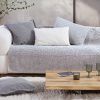 Nef-Nef Homeware Ριχτάρι Vanjel Τριθέσιο 150x300 Silver