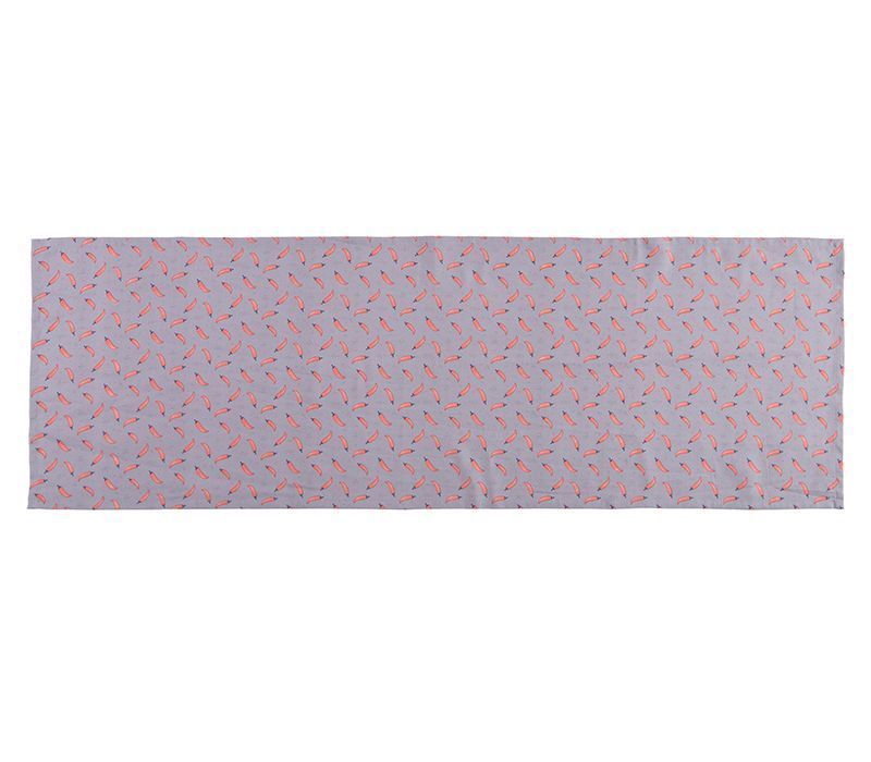 Nef-Nef Homeware Runner Peppers 45x140 GREY Βαμβ.-Πολ/ρας