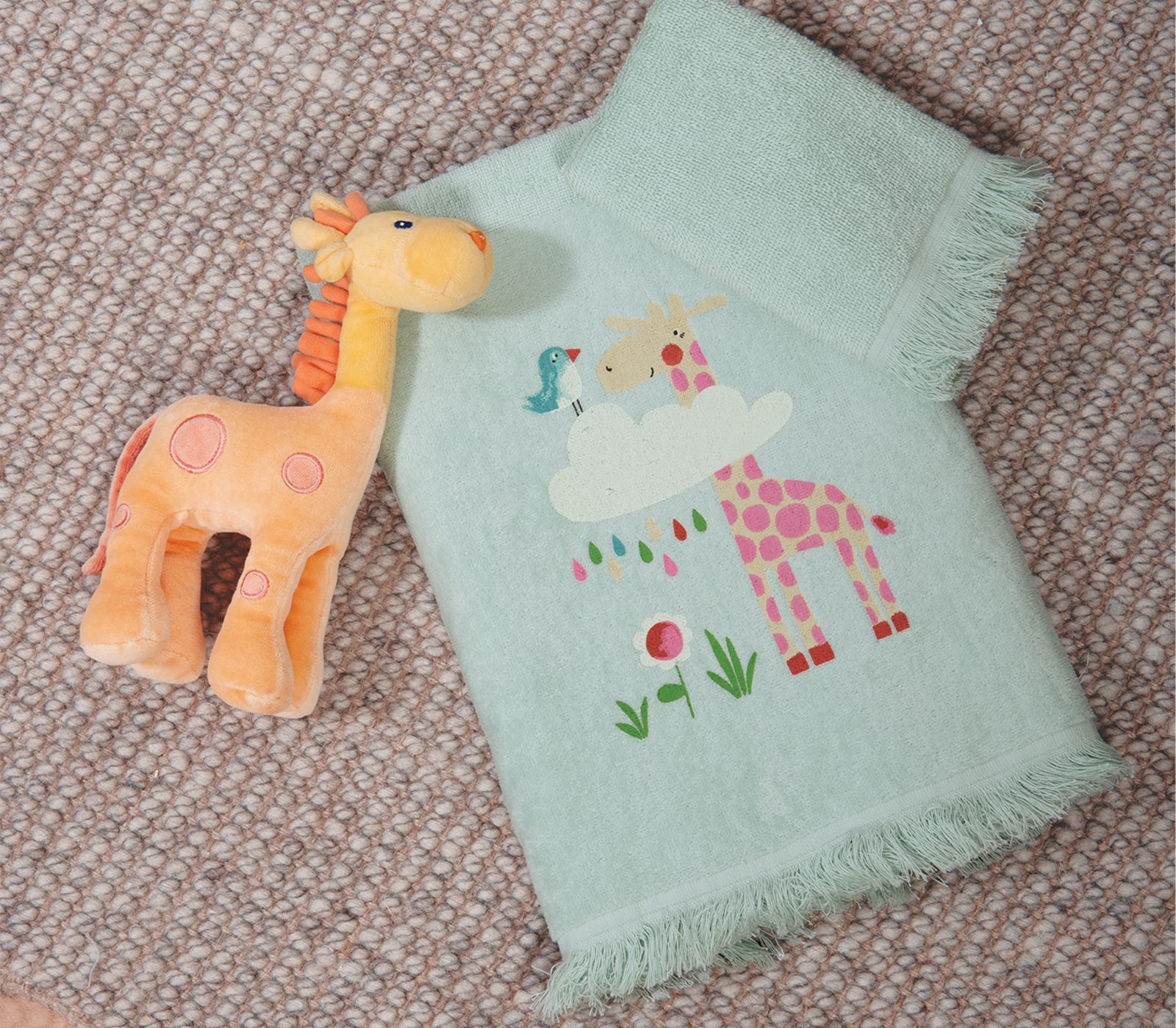 ΠΑΙΔΙΚΕΣ ΠΕΤΣΕΤΕΣ ΣΕΤ 2TMX SKY IS A ZOO NEF-NEF HOMEWARE MINT