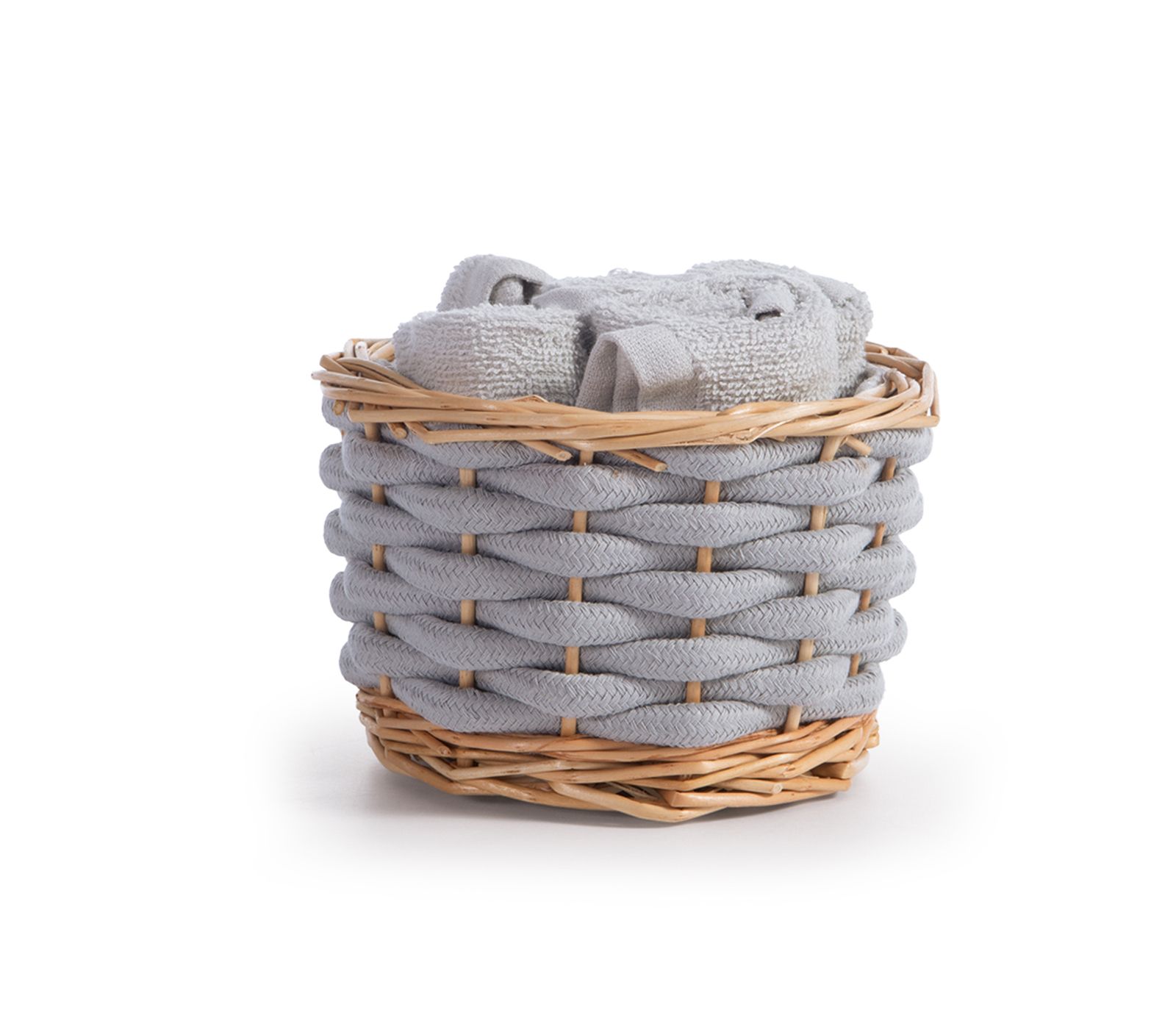 Nef-Nef Homeware ΚΑΛΑΘΙ ΜΕ ΠΕΤΣΕΤΕΣ ΒΑΜΒ.5 ΤΜΧ BORRA GREY