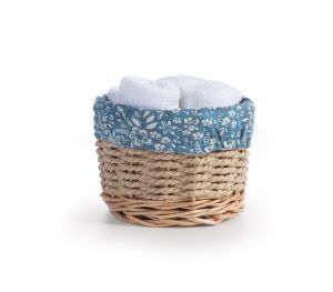 Nef-Nef Homeware ΚΑΛΑΘΙ ΜΕ ΠΕΤΣΕΤΕΣ ΒΑΜΒ.5 ΤΜΧ ETHNIA WHITE