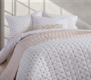 ΚΟΥΒΕΡΛΙ ΜΟΝΟ DONTER 180X240 NEF-NEF HOMEWARE BEIGE