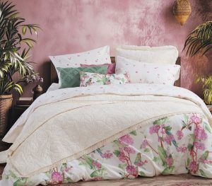 ΚΟΥΒΕΡΛΙ ΥΠΕΡΔΙΠΛΟ JAMAL 230X240 NEF-NEF HOMEWARE ECRU