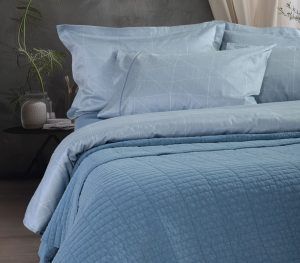 ΚΟΥΒΕΡΛΙ ΥΠΕΡΔΙΠΛΟ ELEMENTS- POINTER 230X240 NEF-NEF HOMEWARE BLUE