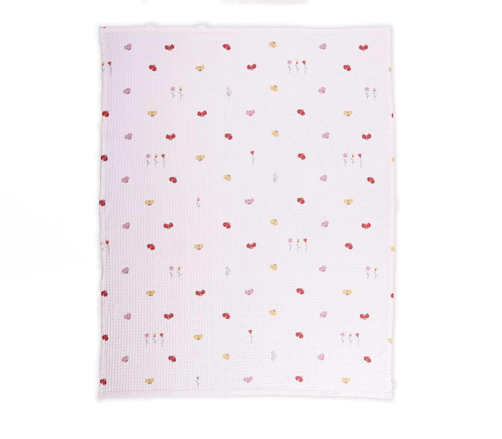 ΒΡΕΦΙΚΗ ΚΟΥΒΕΡΤΑ ΠΙΚΕ AΓΚΑΛΙΑΣ LADY BUG 80X110 NEF-NEF HOMEWARE ECRU