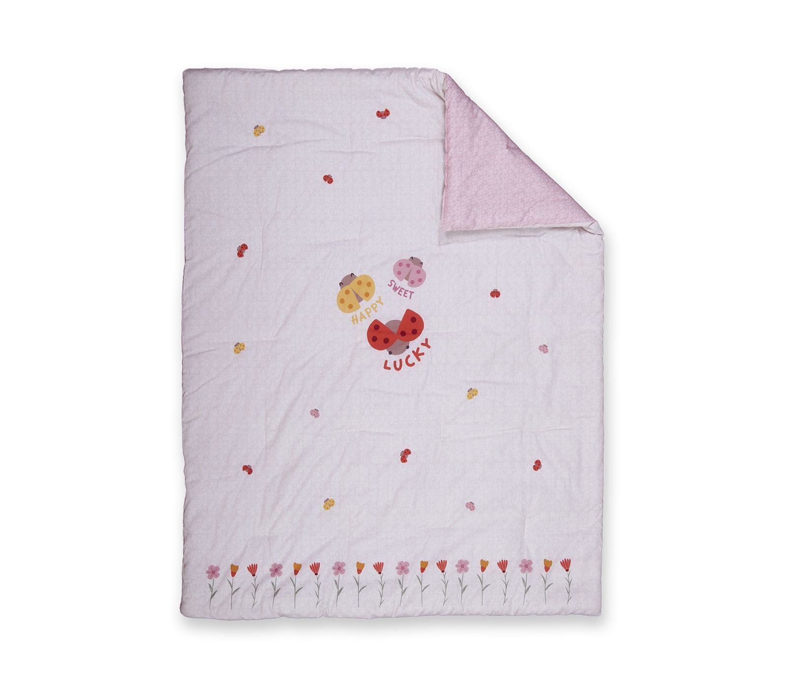 ΒΡΕΦΙΚΟ ΚΟΥΒΕΡΛΙ LADY BUG 110Χ140 NEF-NEF HOMEWARE ECRU