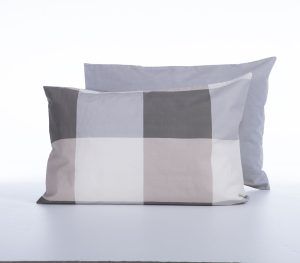 Nef-Nef Homeware ΜΑΞΙΛΑΡΟΘΗΚΗ BAMB.CASUAL CHECK 52Χ72 GREY