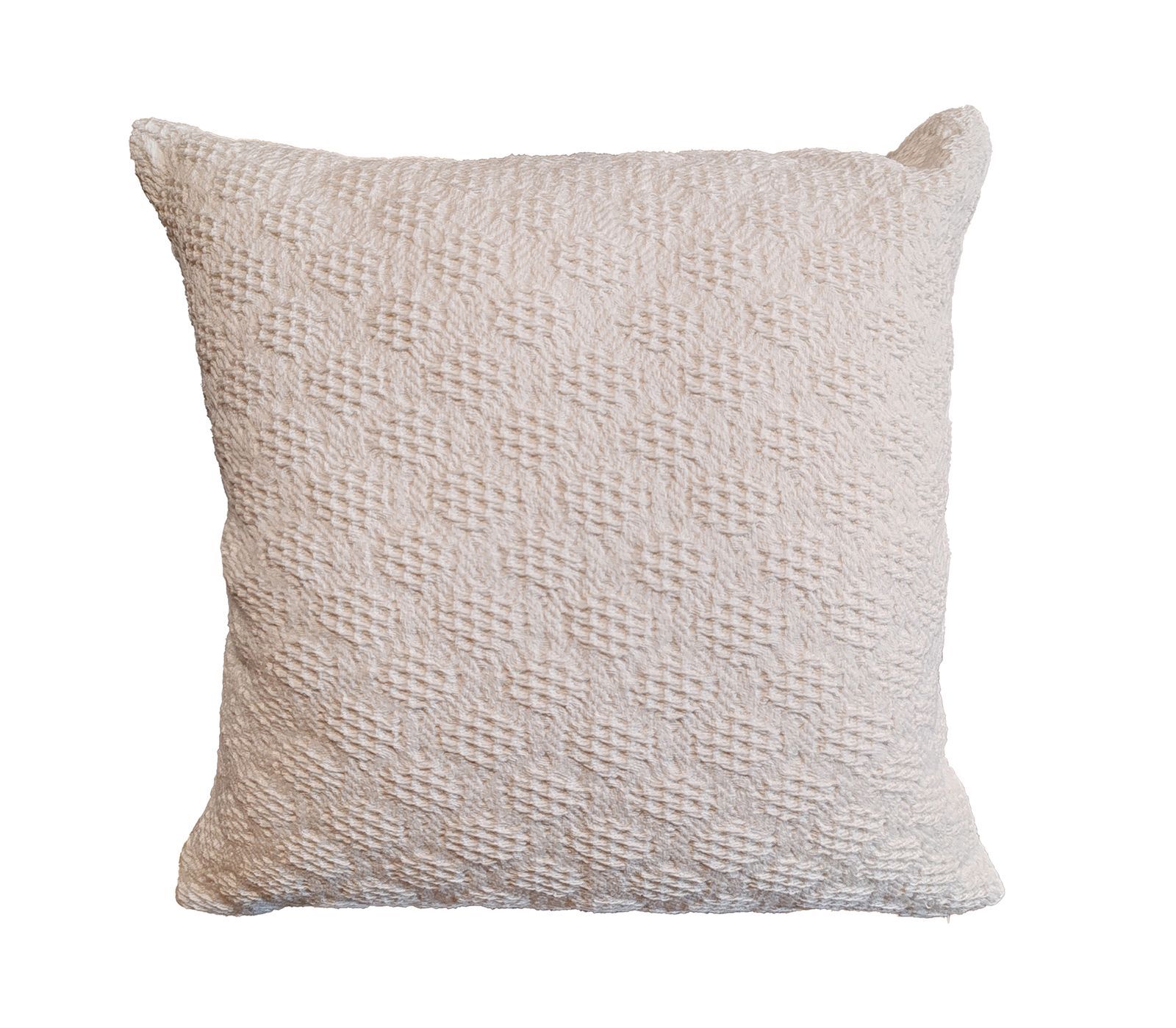 ΔΙΑΚΟΣΜΗΤΙΚΗ ΜΑΞΙΛΑΡΟΘΗΚΗ VENTORA 50X50 NEF-NEF HOMEWARE ECRU