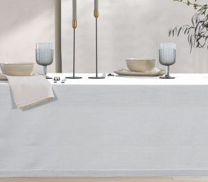 Nef-Nef Homeware ΤΡΑΠΕΖΟΜΑΝΤΗΛΟ ΒΑΜΒ.STEADY 150X250 WHITE