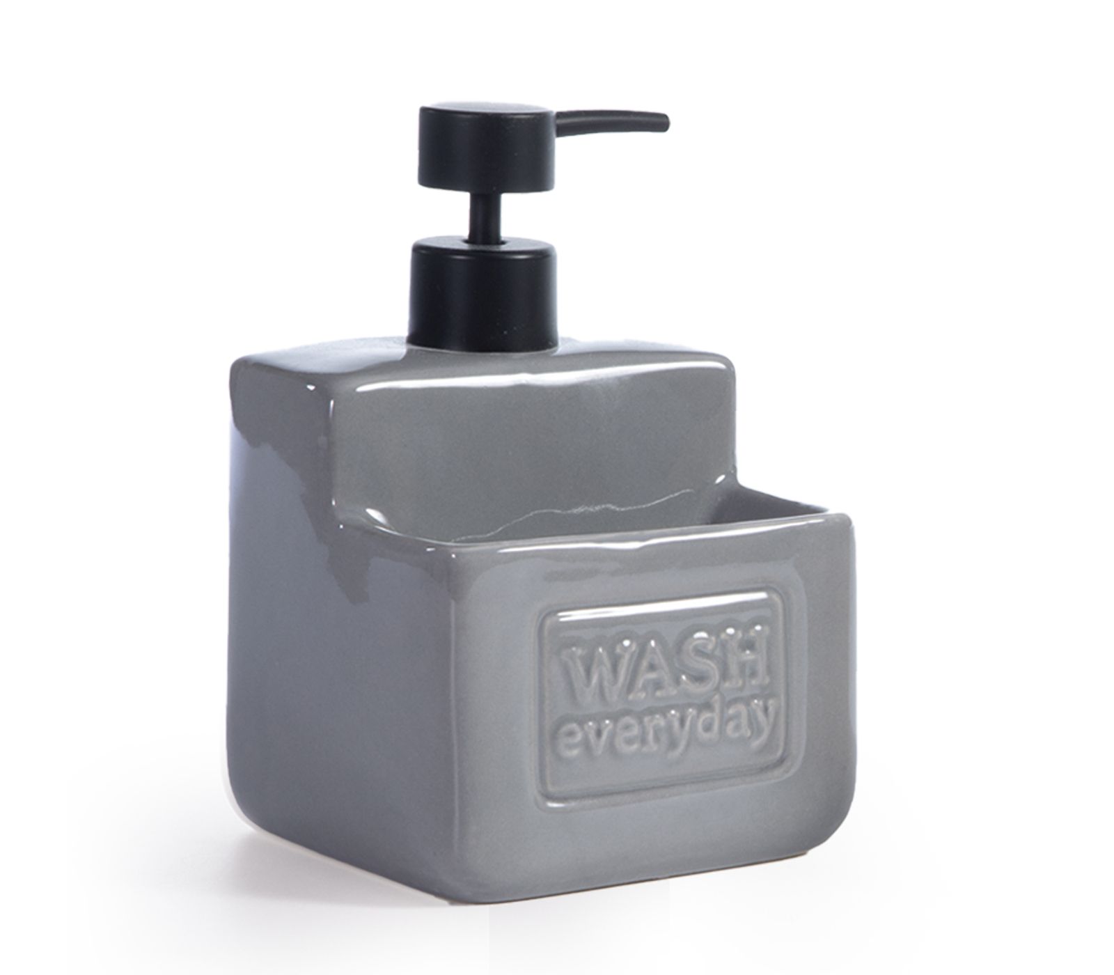 Nef-Nef Homeware ΔΟΧΕΙΟ ΚΡΕΜΟΣΑΠΟΥΝΟΥ CERAMIC CLEAN GREY