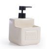 Nef-Nef Homeware Δοχείο Κρεμοσάπουνου Ceramic Clean Off White