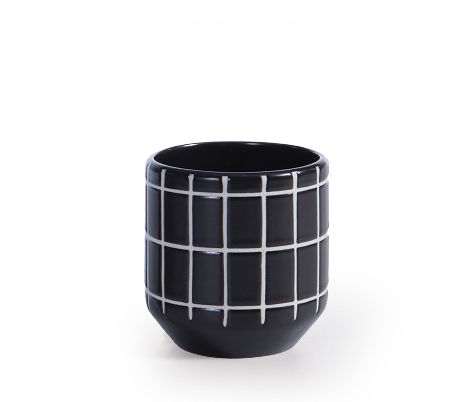 Nef-Nef Homeware ΠΟΤΗΡΙ ΜΠΑΝΙΟΥ CERAMIC MODEL BLACK