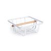 Nef-Nef Homeware Πετσετοθήκη Μεταλλικό Sezen 20x20x8 White