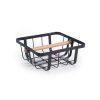 Nef-Nef Homeware Πετσετοθήκη Μεταλλικό Sezen 20x20x8 Black