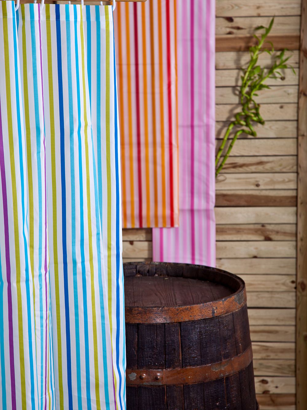 Palamaiki Κουρτίνα Μπάνιου 180x200 STRIPE MULTI - Image 2