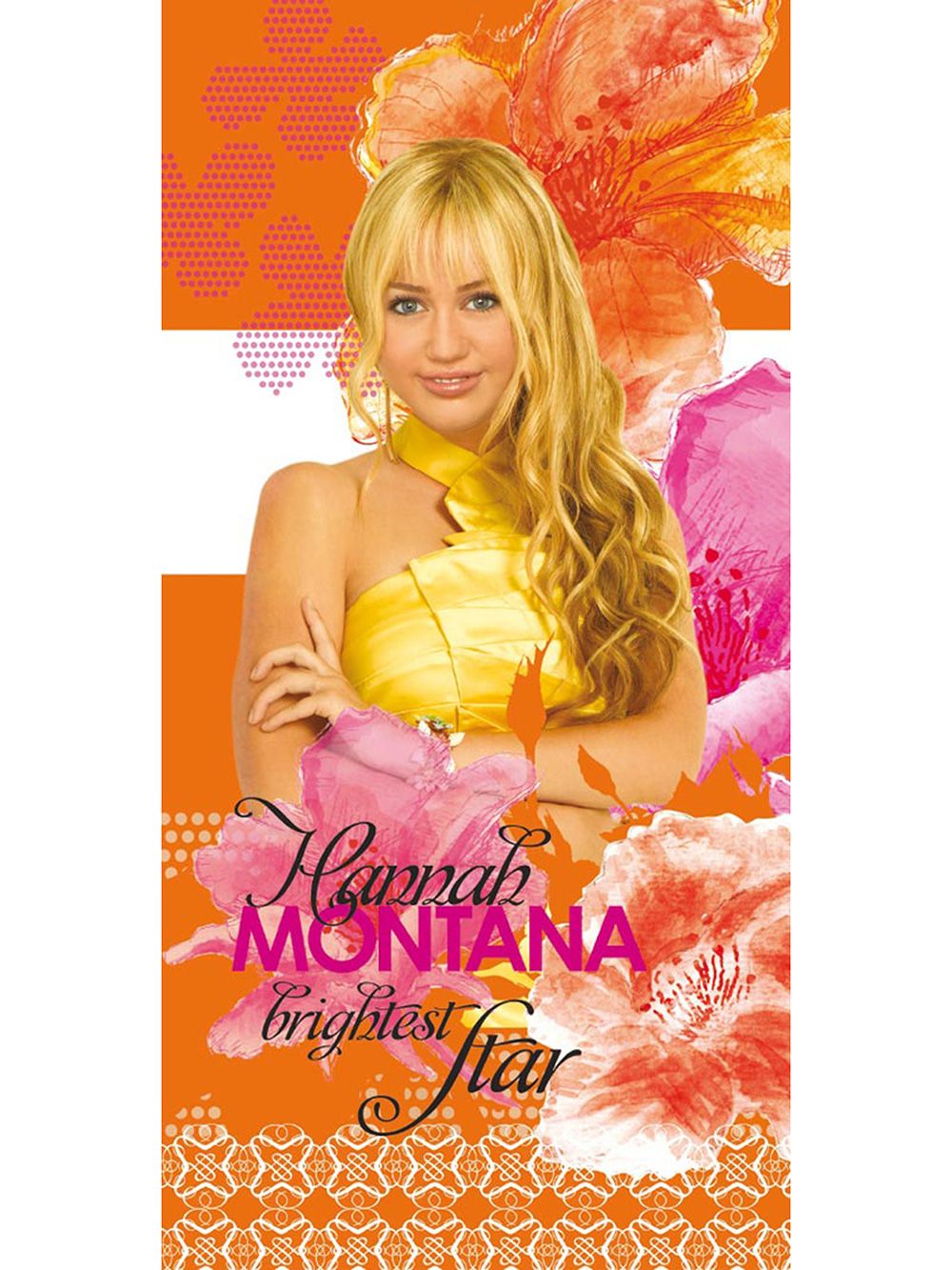 Palamaiki Πετσέτα Θαλάσσης Disney Beach Collection 75x150 HANNA MONTANA