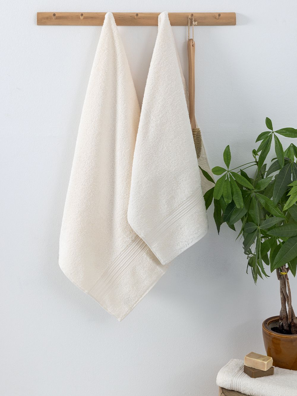 Palamaiki Σετ Πετσετες Towels Collection BLAN ECRU