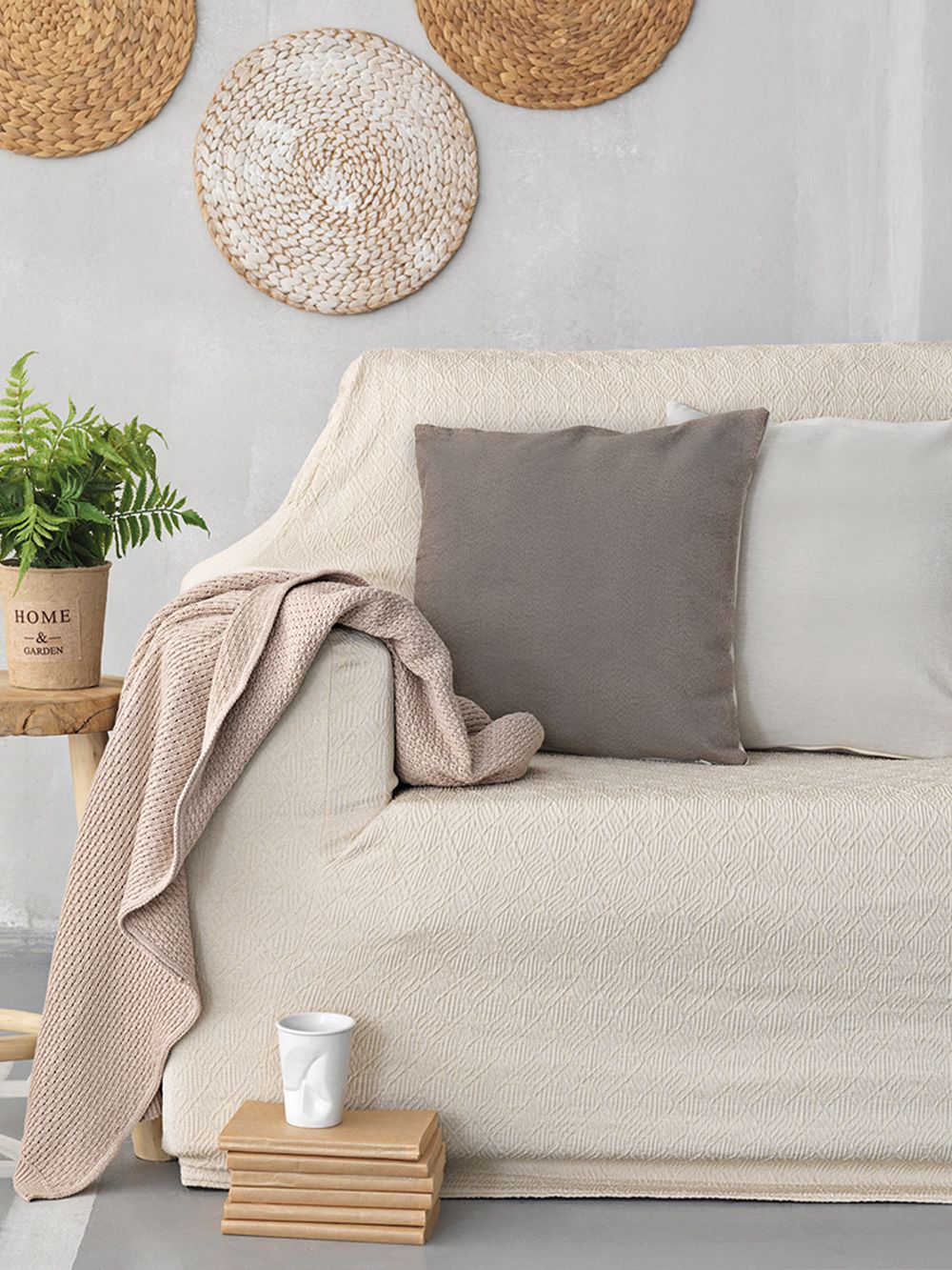 Palamaiki Ριχτάρι Πολυθρόνας Ελαστικό Flexi Collection FT1513 CREME
