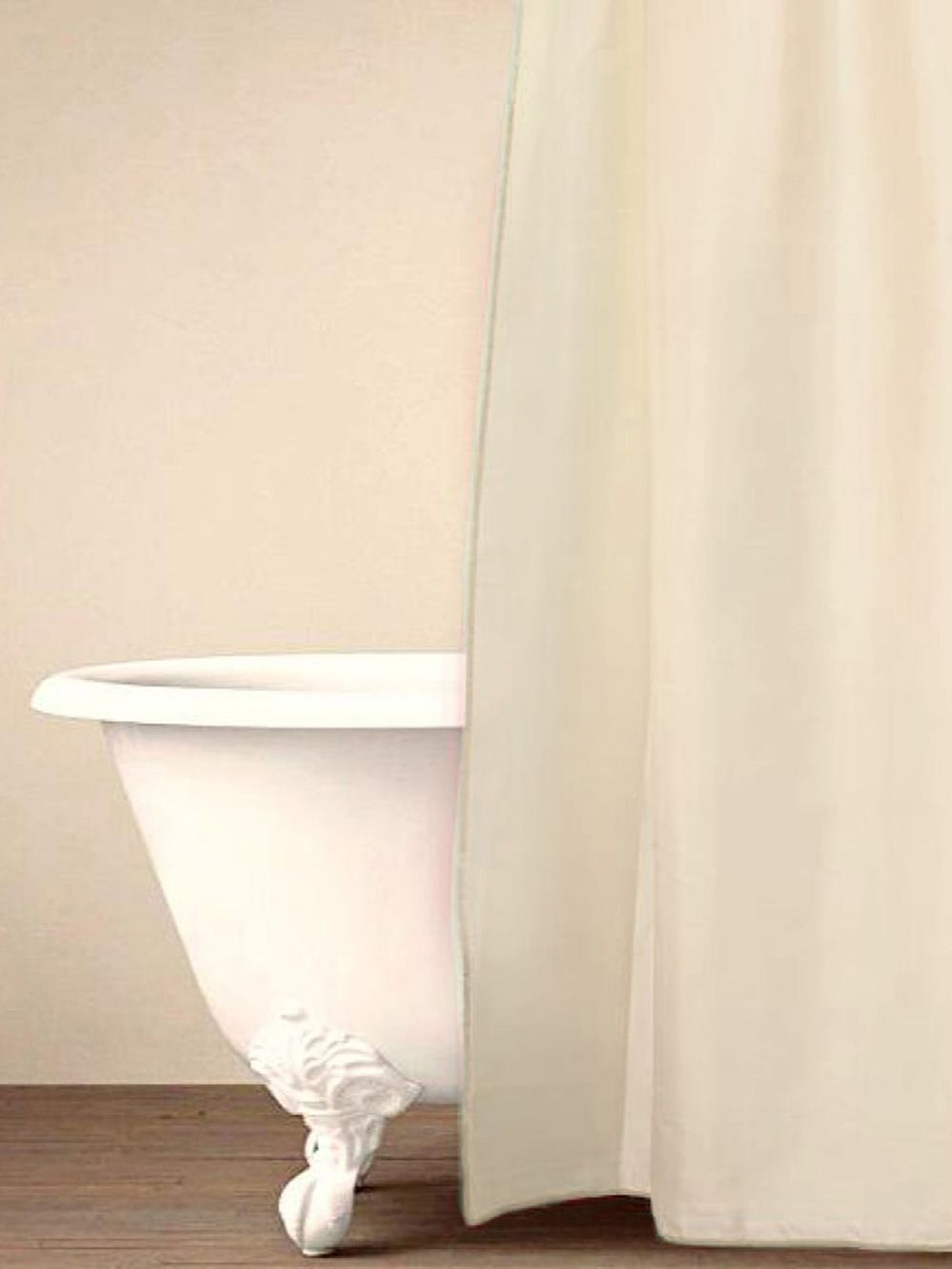 Palamaiki Κουρτίνα Μπάνιου Με 12 Κρικους 180x180 SIMPLE CREAM