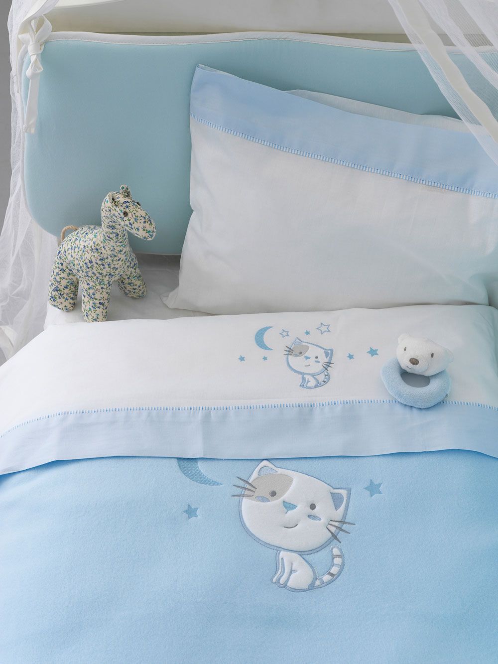 Palamaiki Κουβέρτα Fleece Κούνιας Baby Joia 100x150 BJ565 CIEL