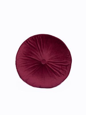 Palamaiki Διακοσμητικο Μαξιλαρι Velvet Feel Ø40cm VF803 BORDEAUX
