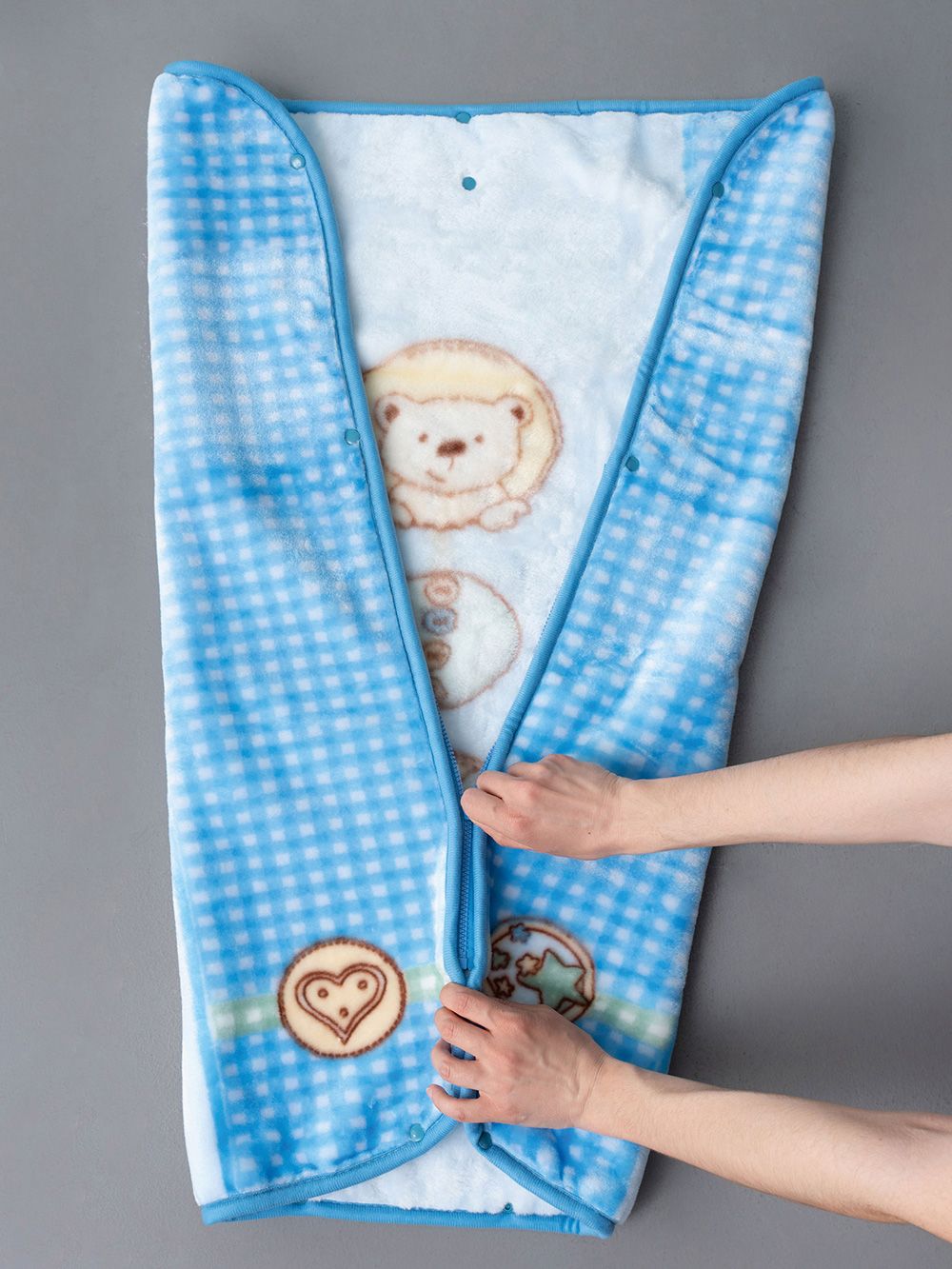 Palamaiki Κουβέρτα Βελουτέ-Υπνόσακος Mini Vellour Baby 80x90 MV-0013 - Image 2