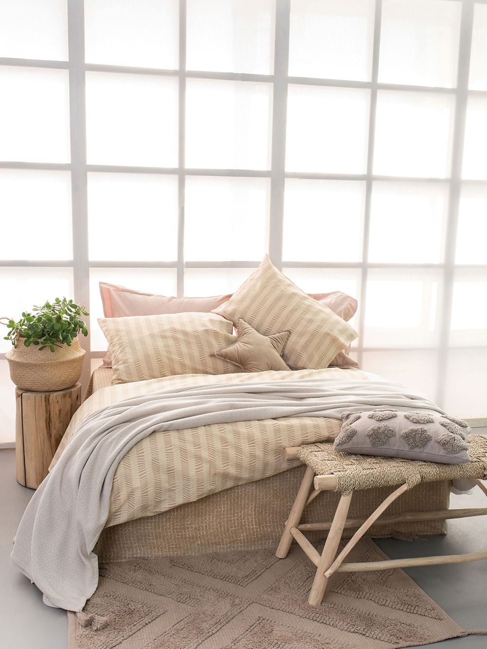 Palamaiki Σετ Ημίδιπλα Σεντόνια Fashion Life 200x260 FL6112