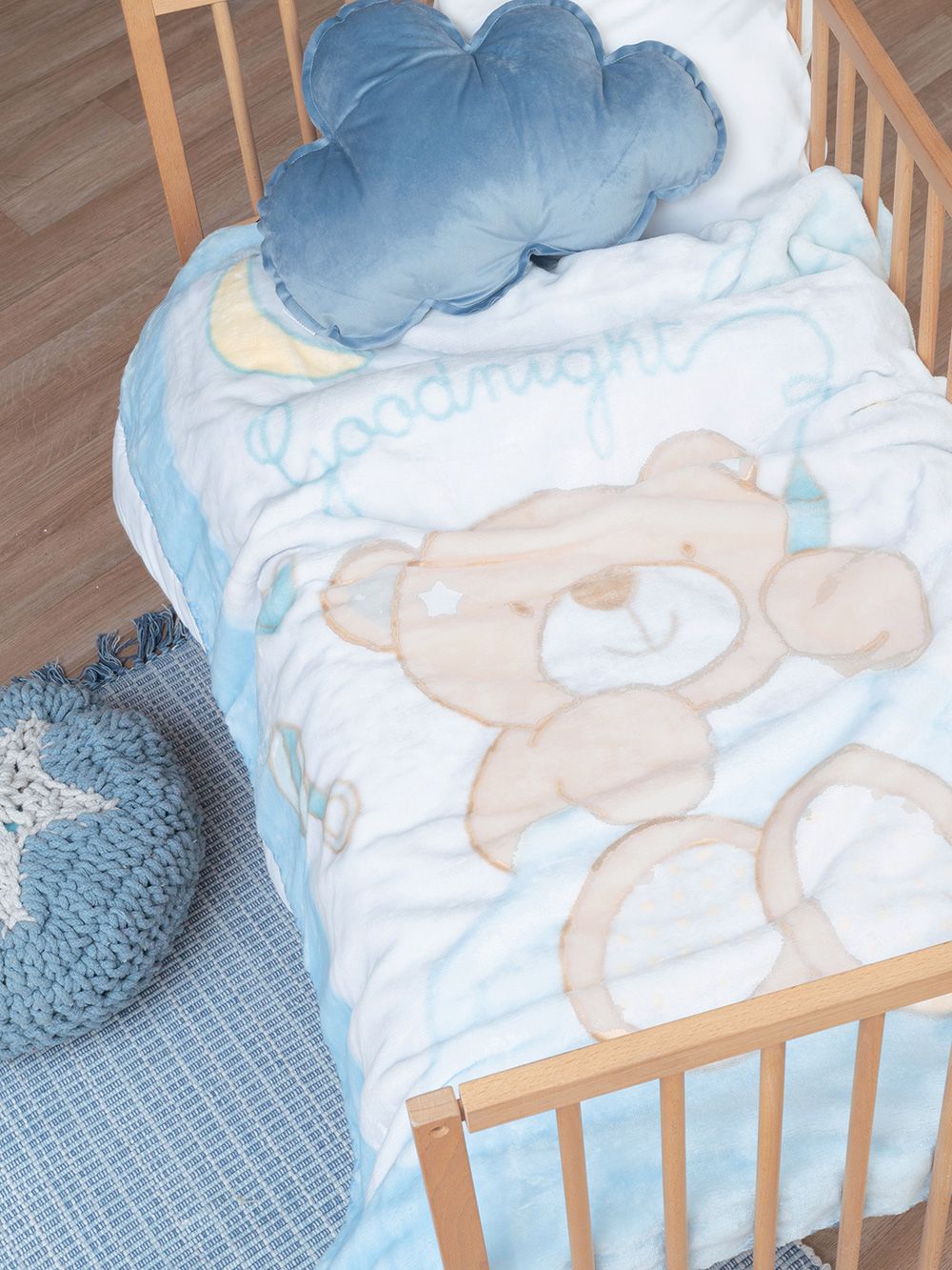 Palamaiki Κουβερτα Βελουτε Κουνιας Baby Velour 110x140 BV719