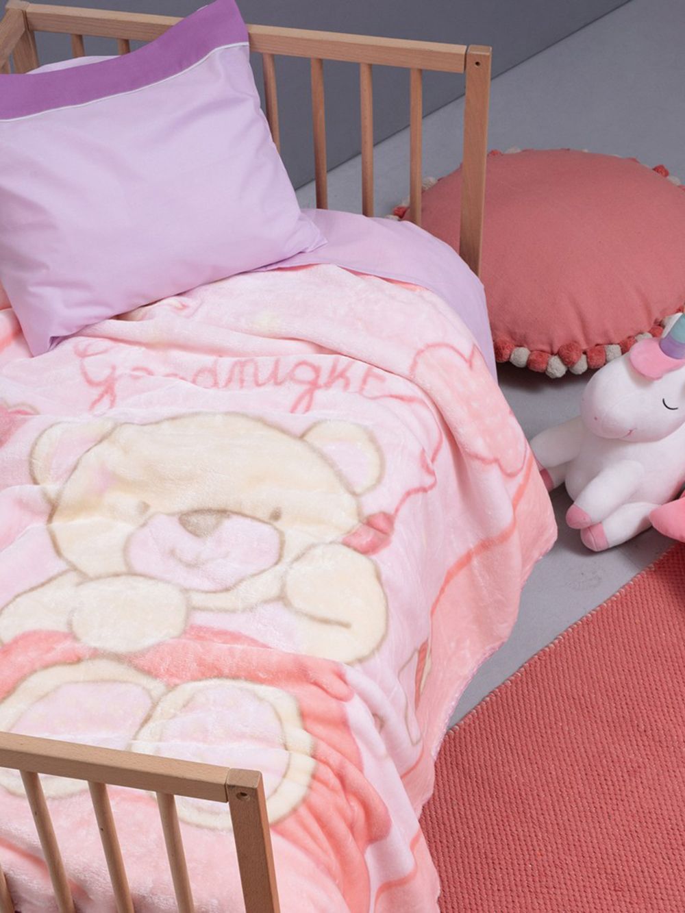 Palamaiki Κουβερτα Βελουτε Κουνιας Baby Velour 110x140 BV720