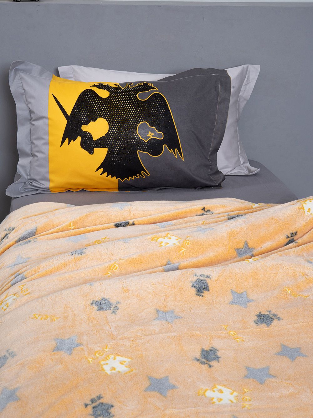 Palamaiki Κουβερτα Fleece Aek 1924 160x220 AEK LUMINOUS