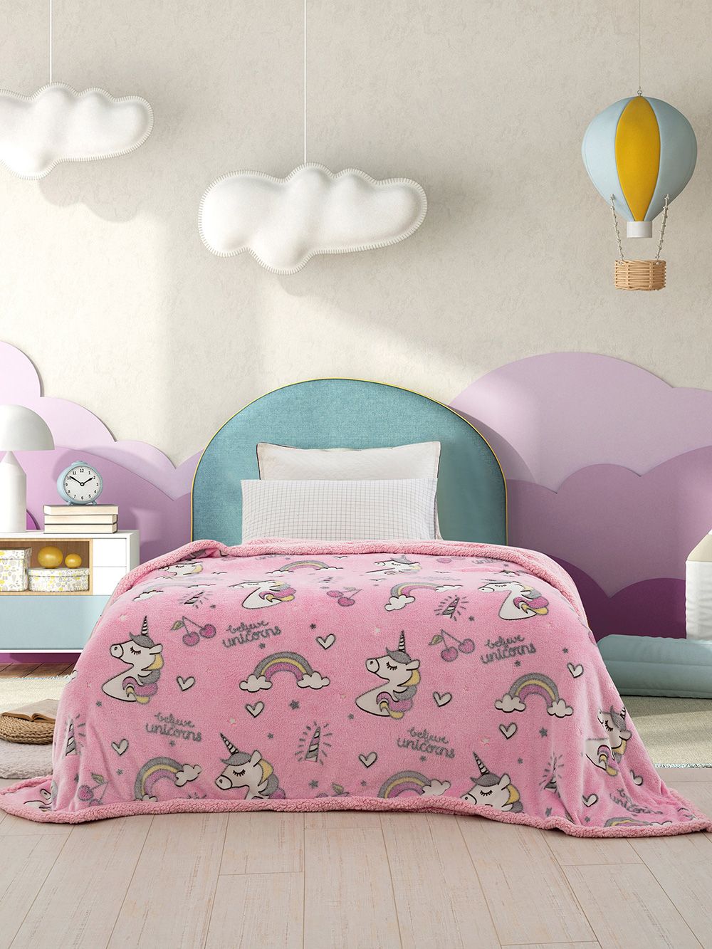 Palamaiki Κουβερτα Fleece Μονή Φωσφοριζέ 160x220 FANTASY