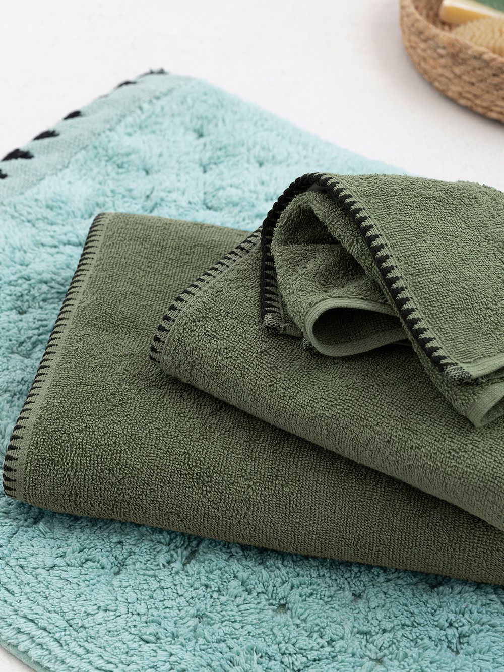 Palamaiki Σετ Πετσετες Towels Collection BROOKLYN OLIVE