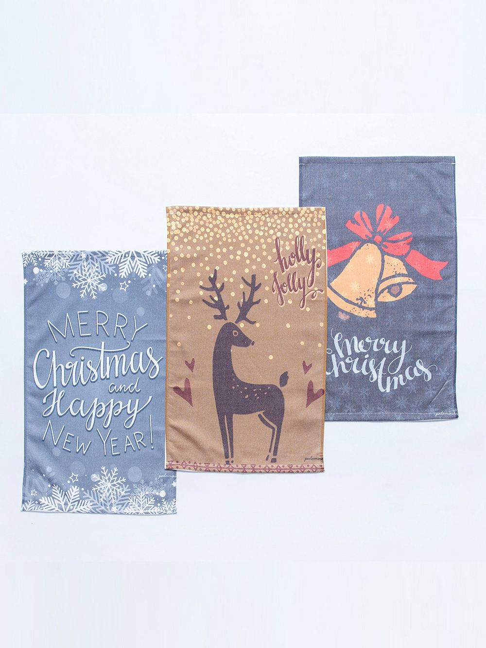 Palamaiki Σετ 3 Πετσέτες Κουζινας Christmas Collection 40x60 KD4