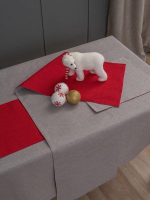 Palamaiki Τραπεζοκαρέ Christmas Collection 85x85 CD01 GREY