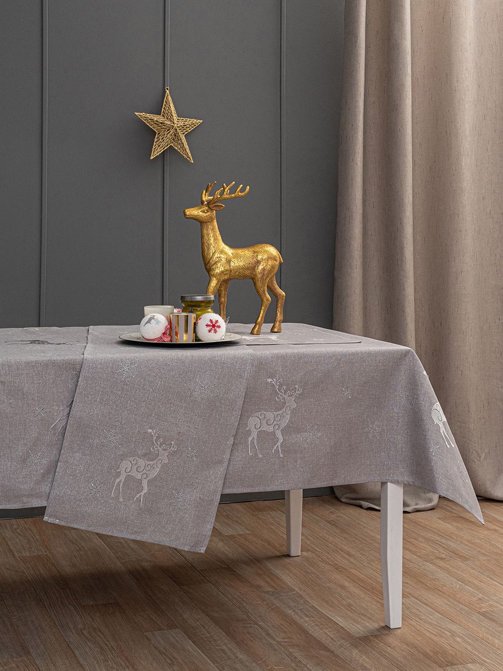 Palamaiki Τραπεζομαντηλο Christmas Collection 140x180 CD04