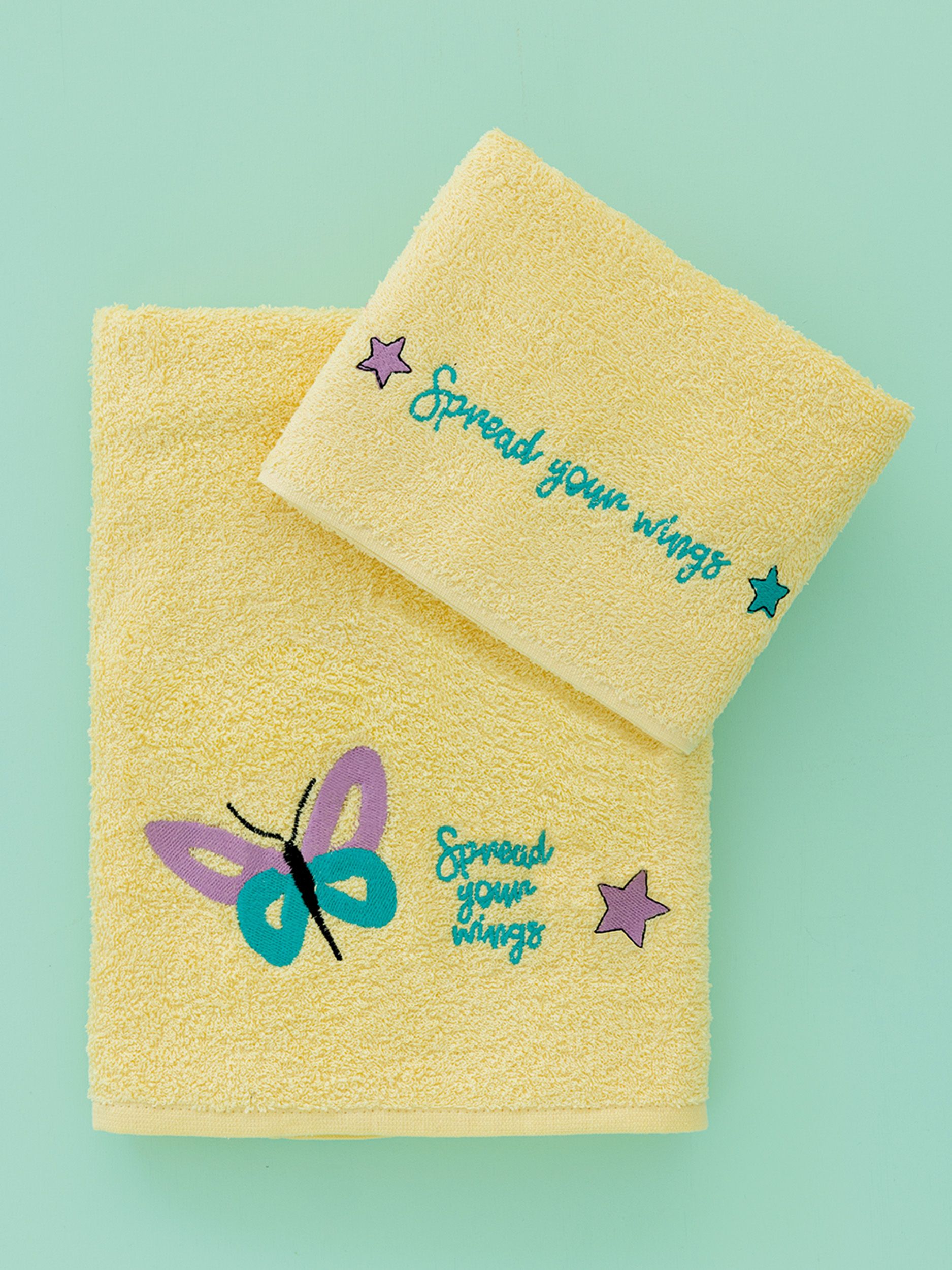 Palamaiki Σετ Παιδικές Πετσέτες Kids Bath BUTTERFLY - Image 2