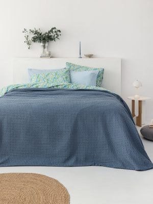 Palamaiki Κουβέρτα Πικέ 170x240 MARCIE STEEL