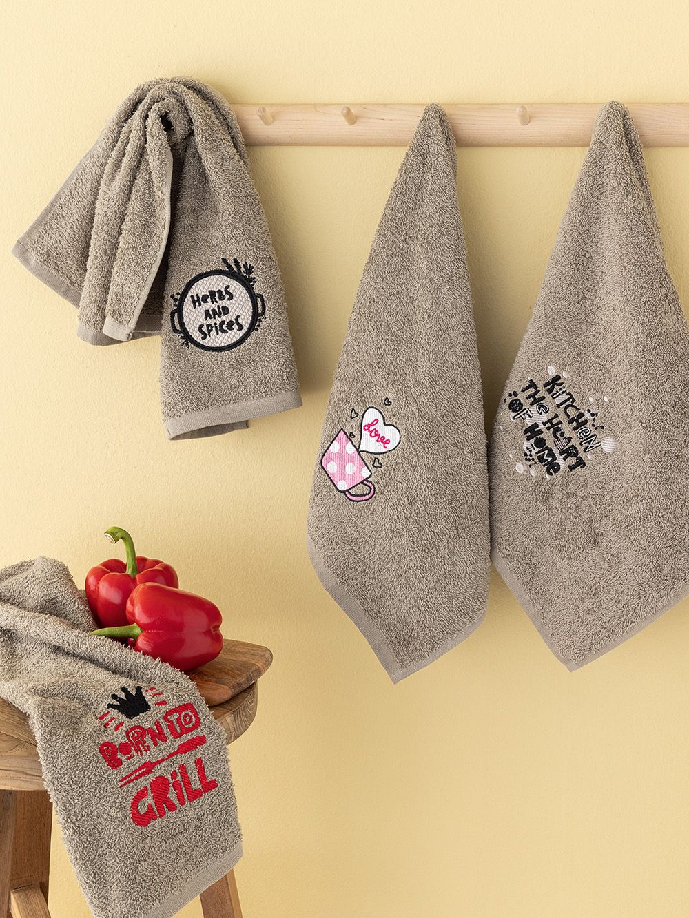 Palamaiki Σετ 4 Πετσέτες Κουζίνας Kitchen Towels 40x60 KT1 - Image 2