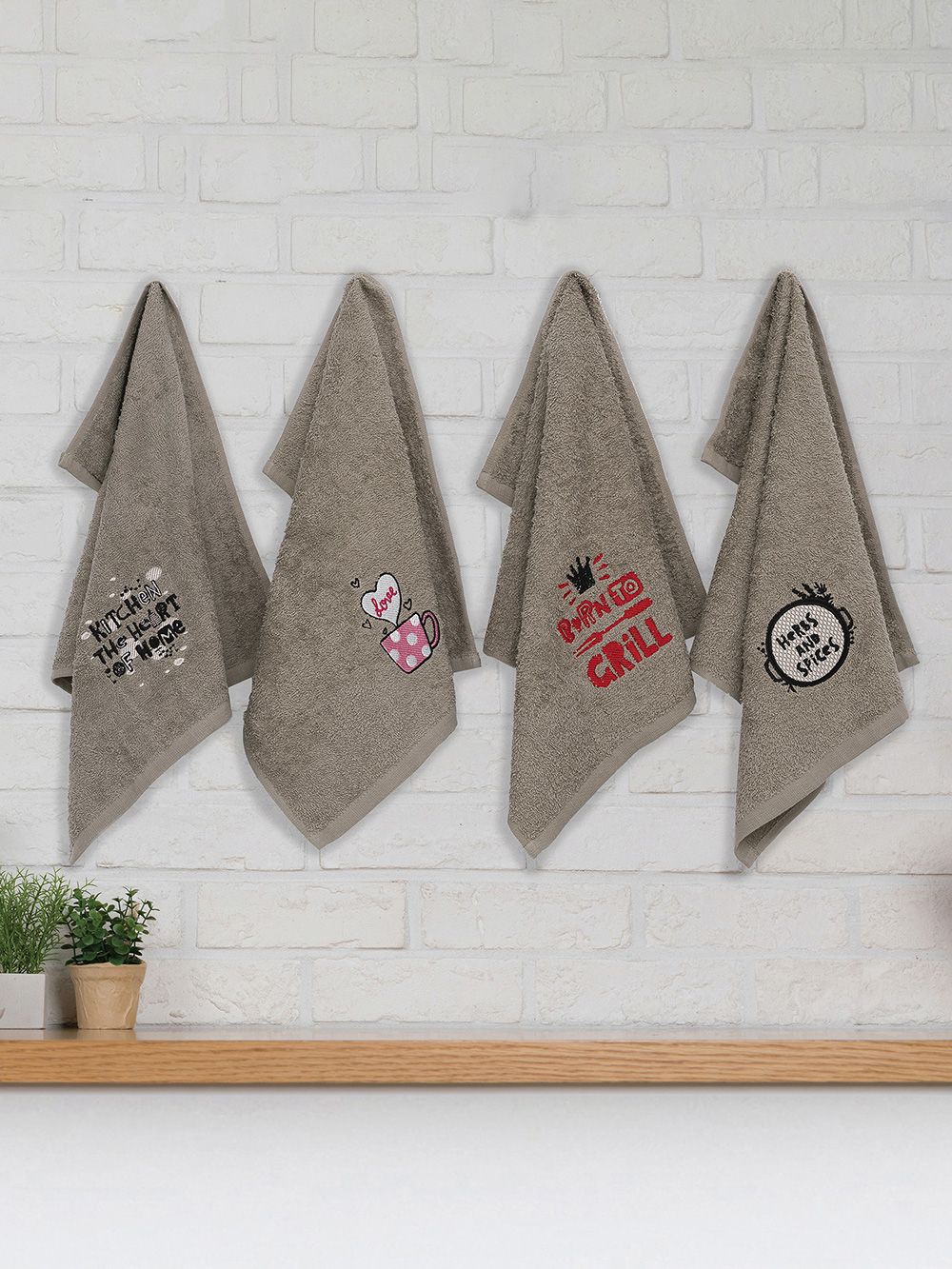 Palamaiki Σετ 4 Πετσέτες Κουζίνας Kitchen Towels 40x60 KT1