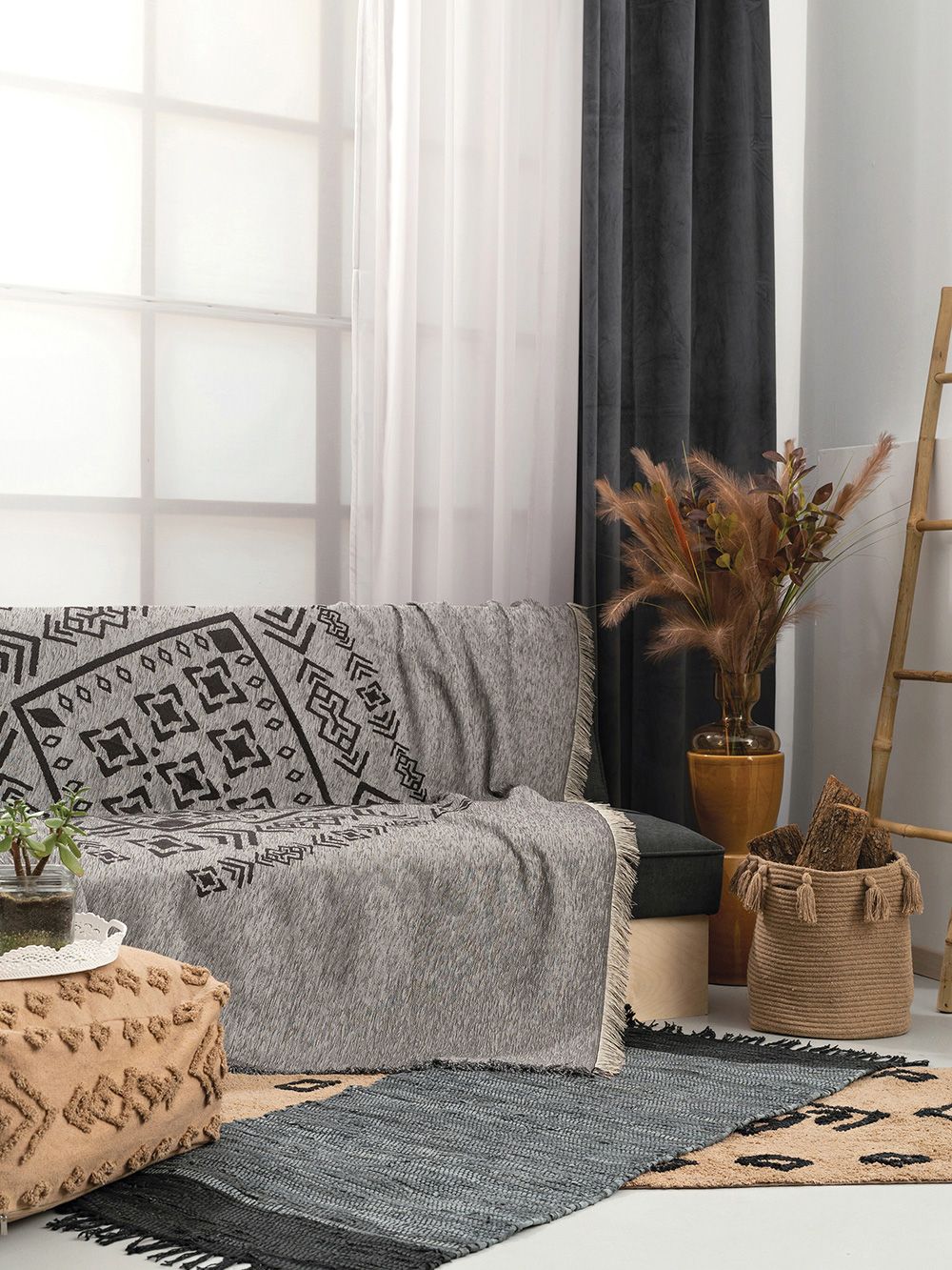 Palamaiki Μαξιλάρα Δαπέδου/ Πουφ Home Décor 60x60x20 MARVOL SAND - Image 2