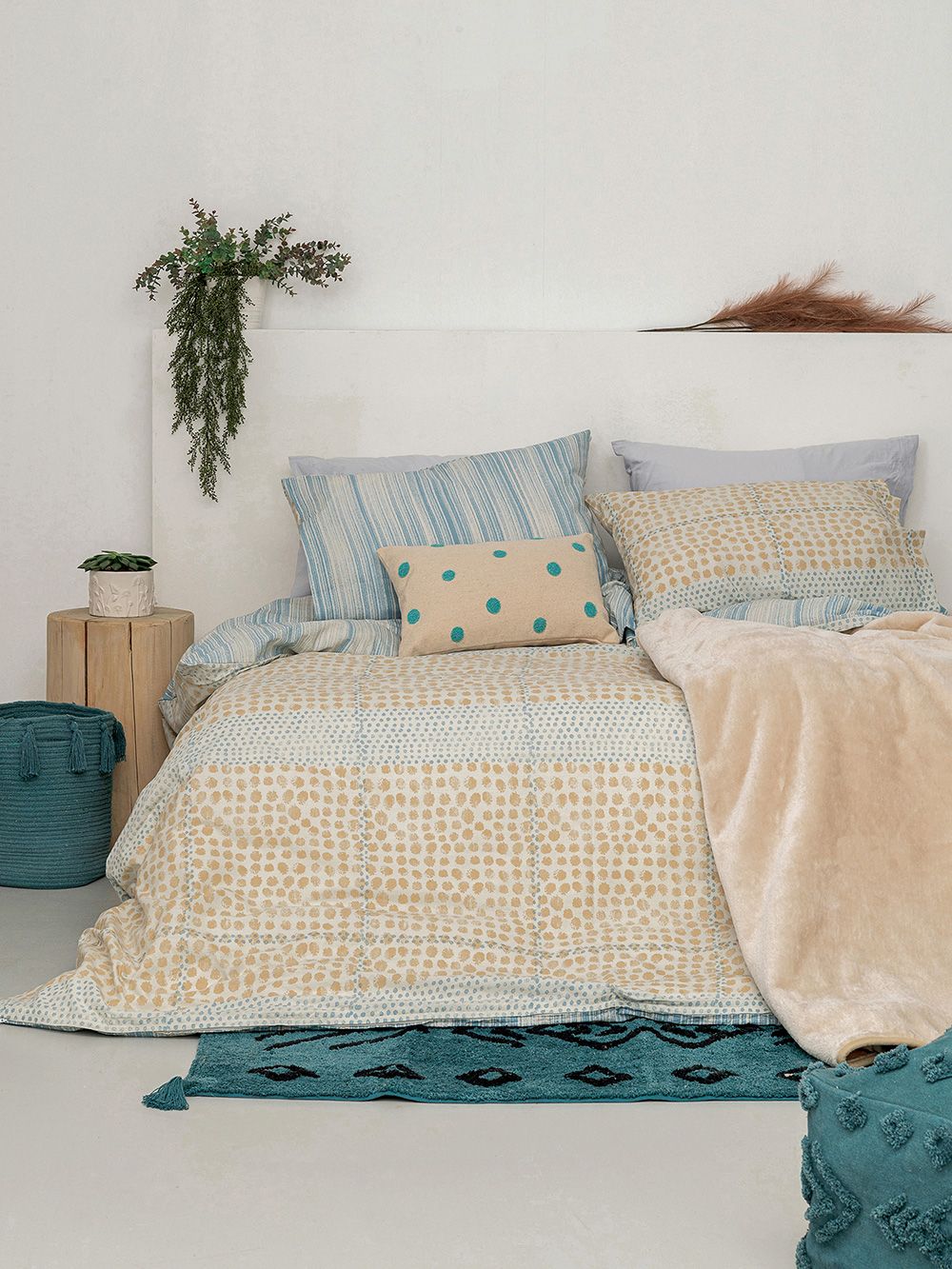 Palamaiki Σετ Μονά Σεντόνια Fashion Life 170x260 FL6176 Με Λάστιχο