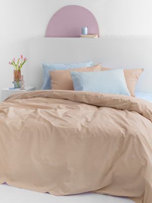 Palamaiki Σεντόνι Υπέρδιπλο Mix & Match ETOILE SAND Χωρίς Λάστιχο