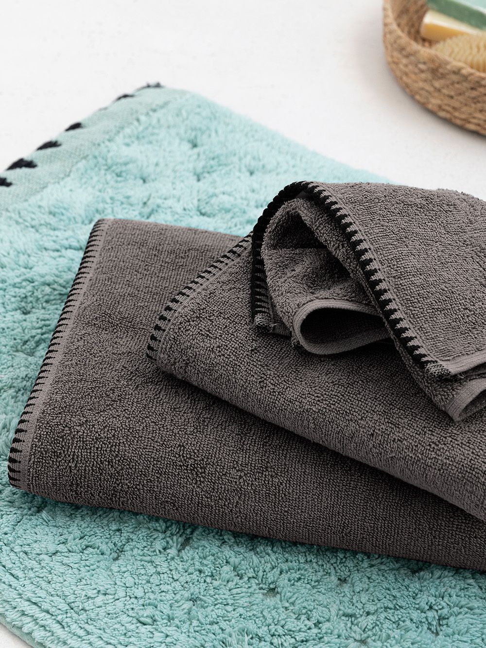 Palamaiki Πετσέτα Χεριών Towels Collection 30x50 BROOKLYN COAL