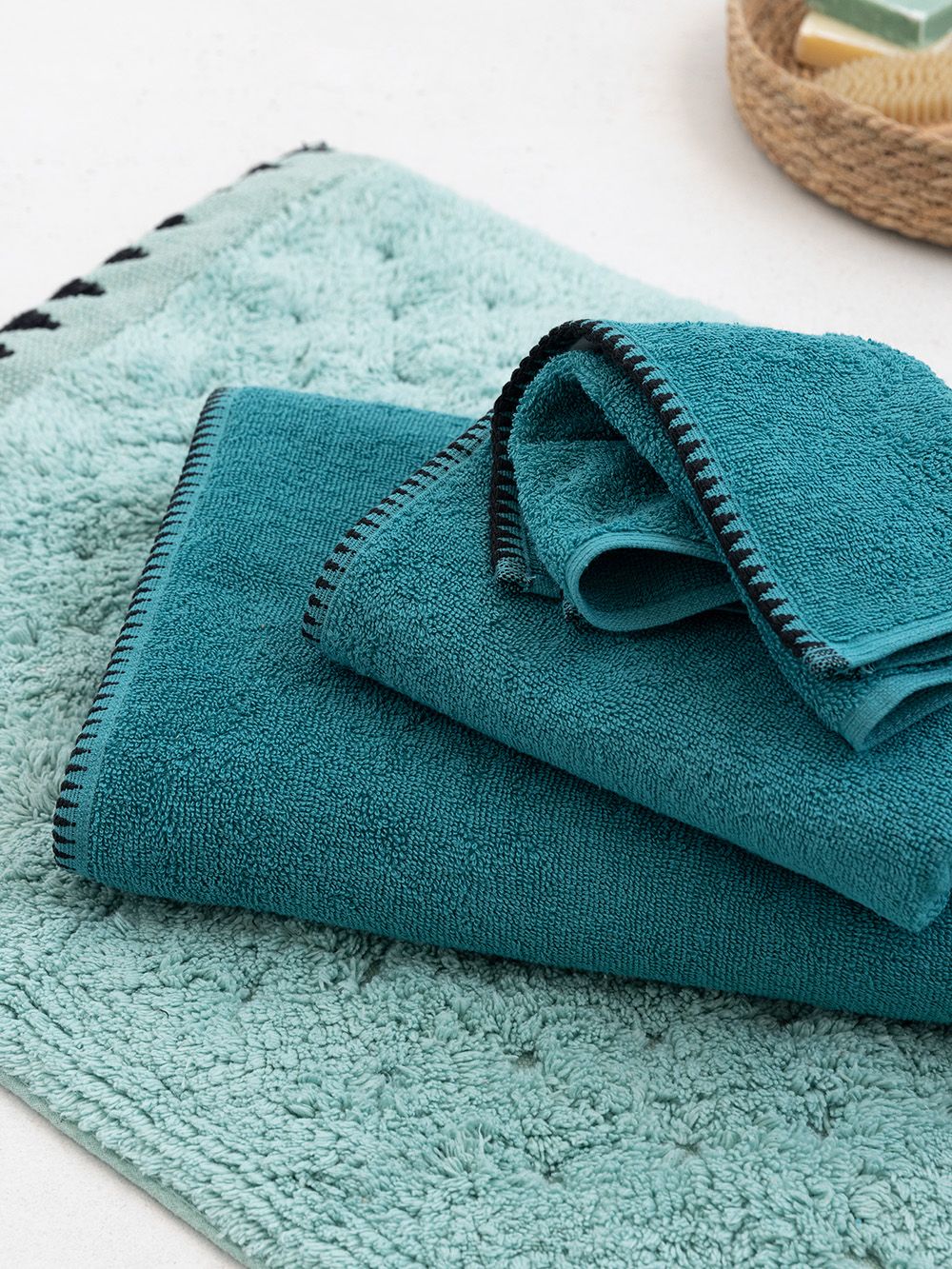 Palamaiki Πετσέτα Χεριών Towels Collection 30x50 BROOKLYN PETROL