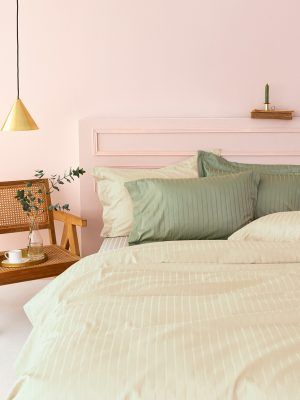 Palamaiki Σετ Υπέρδιπλα Σεντόνια 240x270 Sateen Riga CREAM