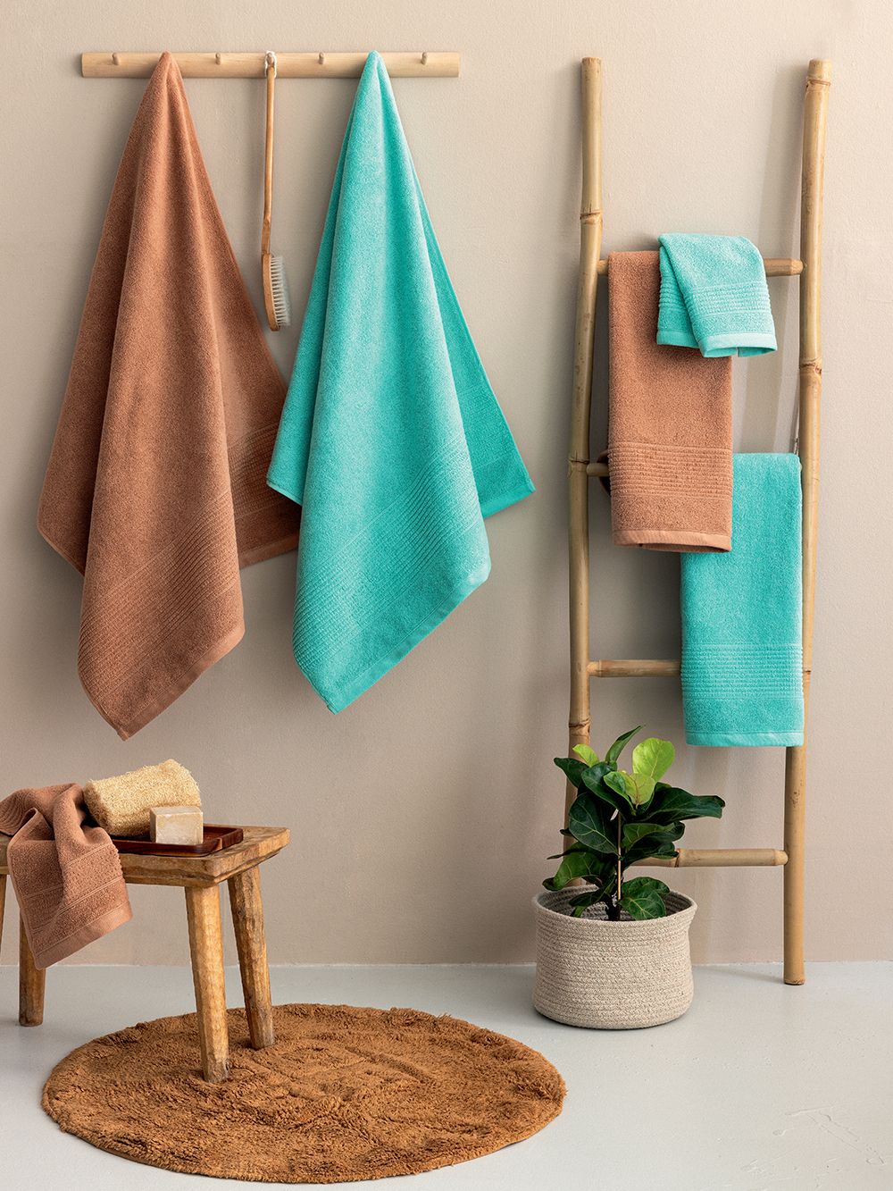 Palamaiki Πετσέτα Χεριών Towels Collection 30x50 ROKE AQUA - Image 2